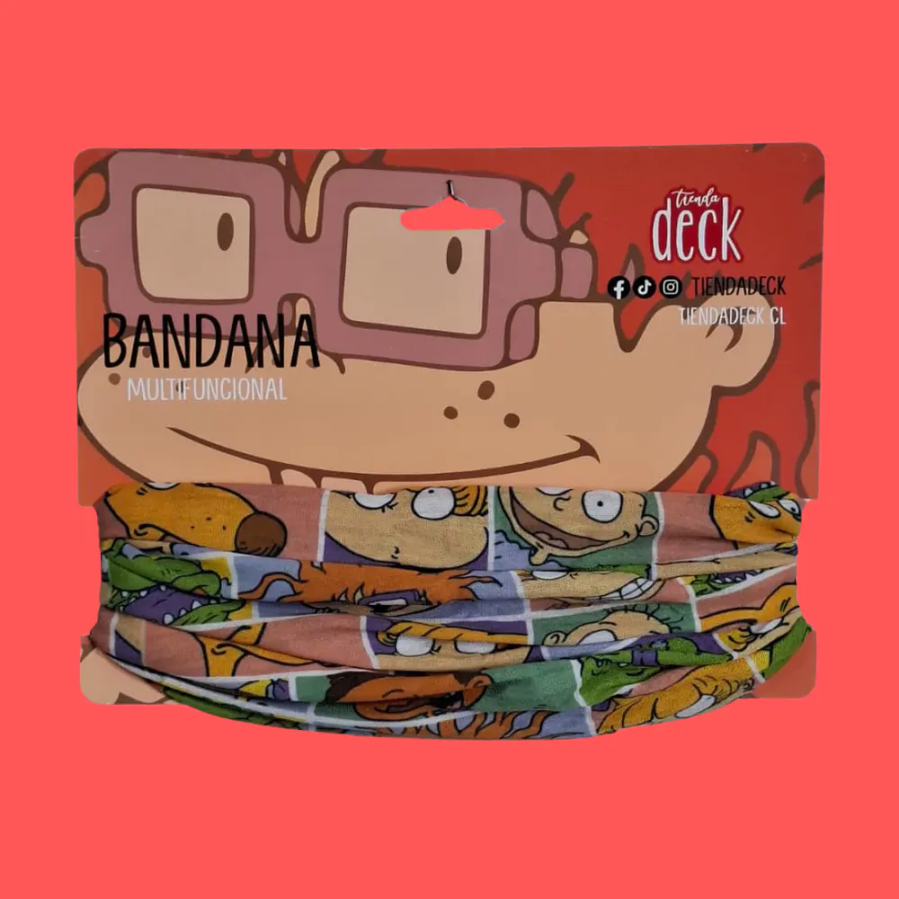 BANDANA RUGRATS CUADRAD0S
