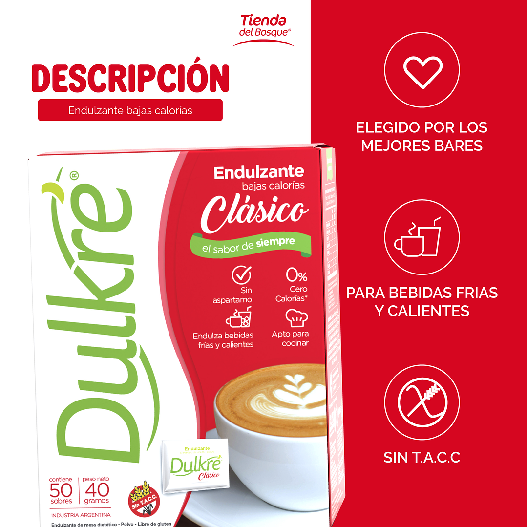 Dulkre Clásico - Sobres - 50 sobres 2