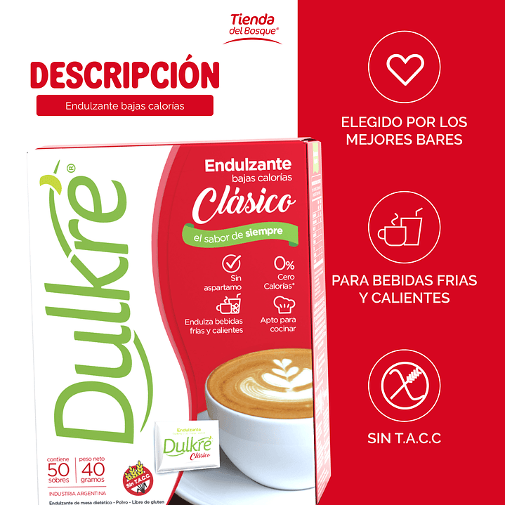 Dulkre Clásico - Sobres - 50 sobres 2