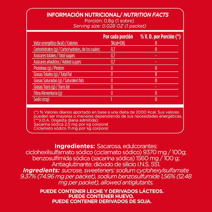 Dulkre Clásico - Sobres - 50 sobres 5