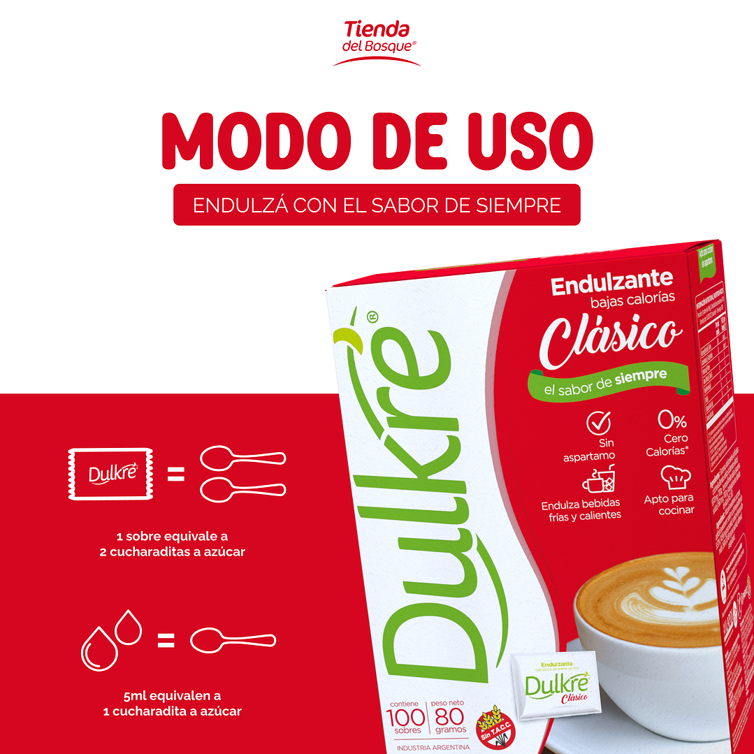 Dulkre Clásico - Sobres - 100 sobres 3