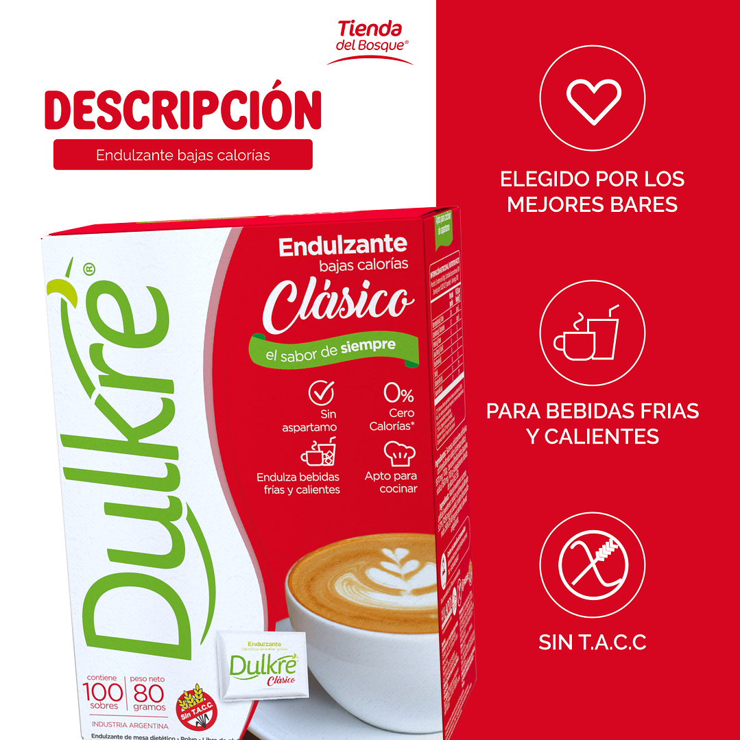 Dulkre Clásico - Sobres - 100 sobres 2