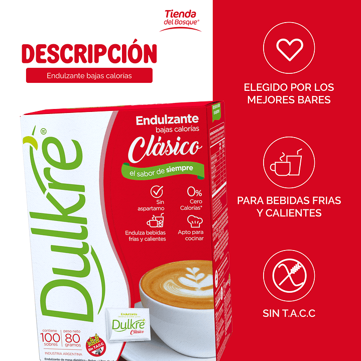 Dulkre Clásico - Sobres - 100 sobres 2