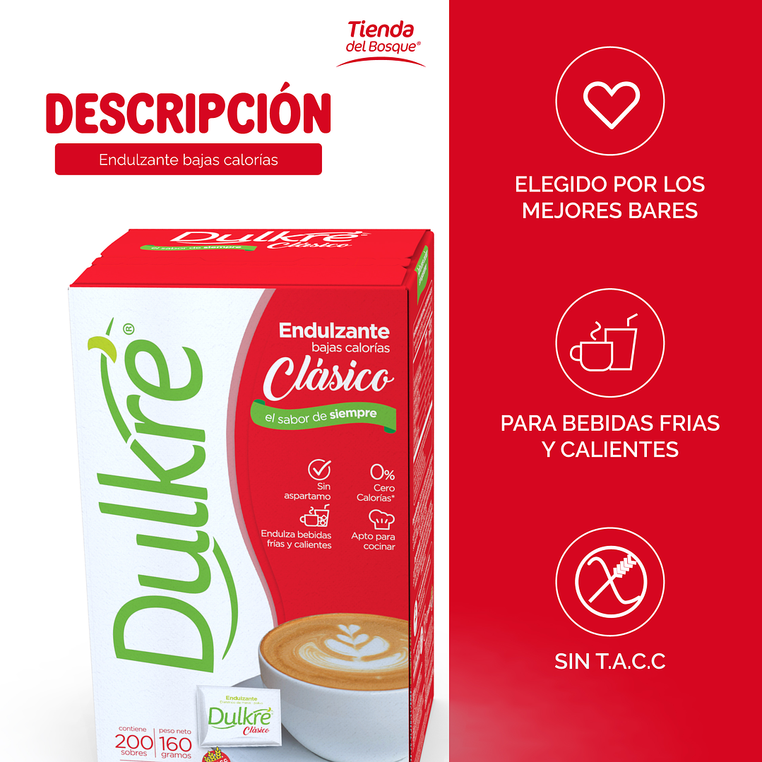 Dulkre Clásico - Sobres - 200 sobres 2