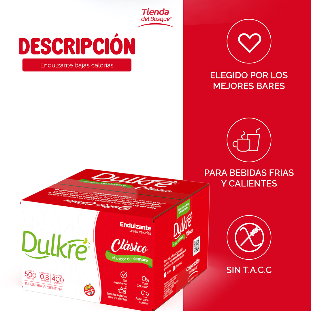Dulkré Clásico - Sobres - 500 sobres 2