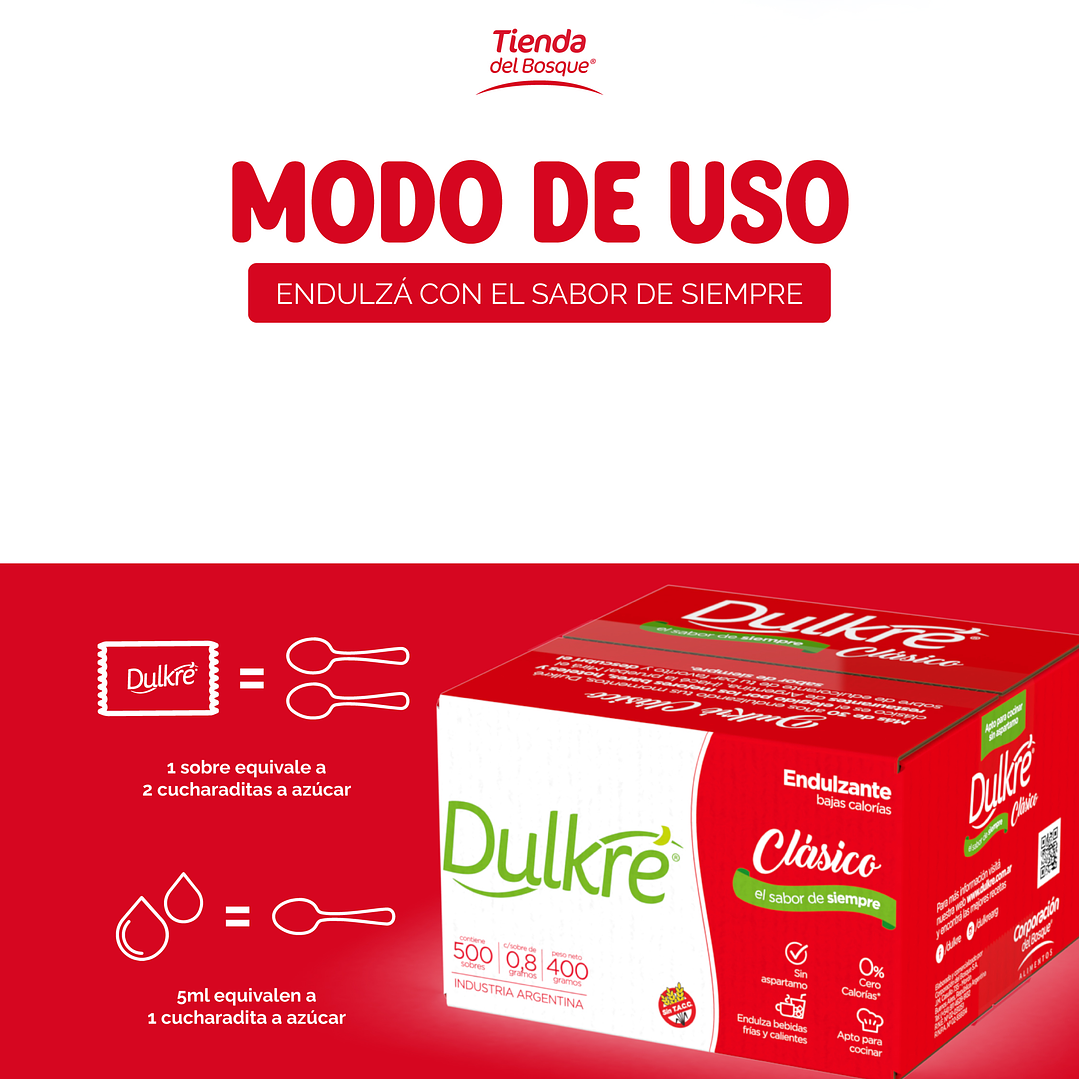 Dulkré Clásico - Sobres - 500 sobres 3