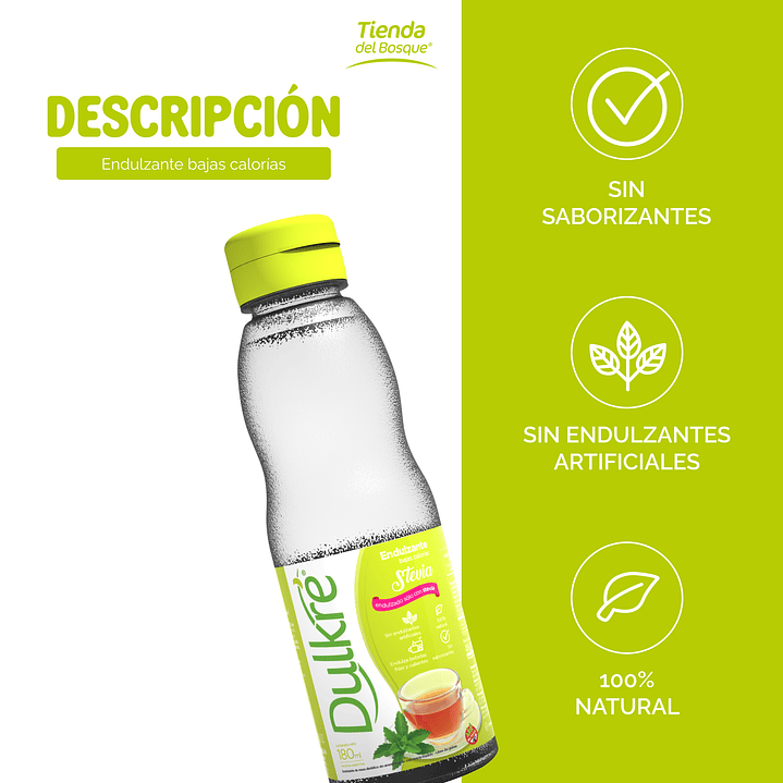 Dulkré Stevia - Líquido - 180ml 2