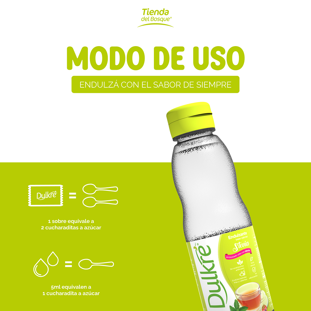 Dulkré Stevia - Líquido - 180ml 3