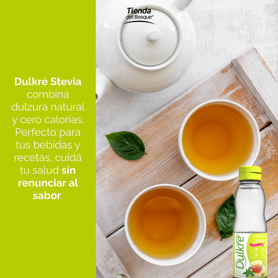Dulkré Stevia - Líquido - 180ml 6