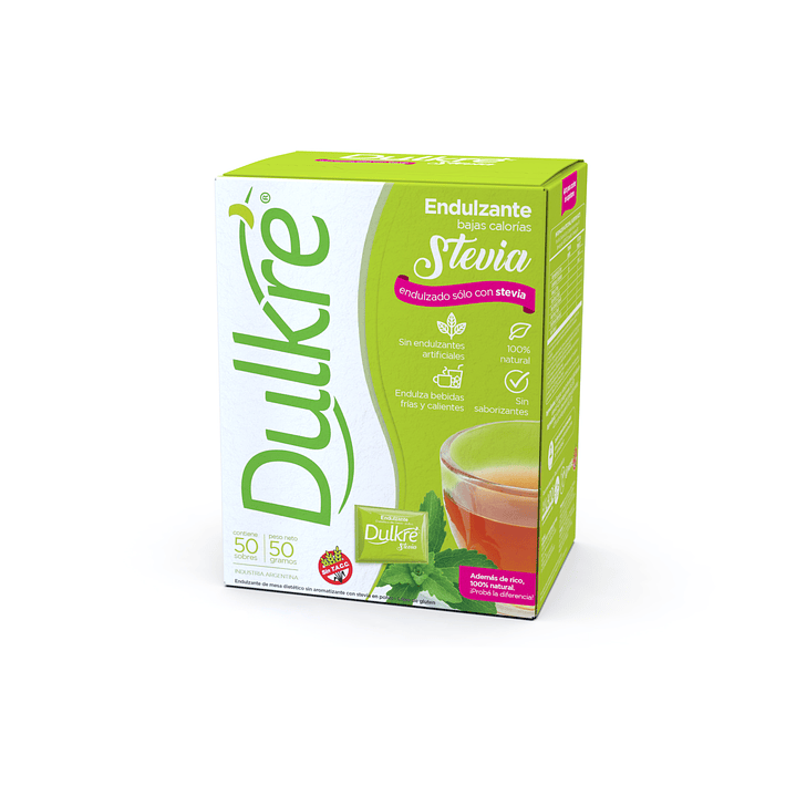 Dulkré Stevia - Sobres - 50 sobres 1