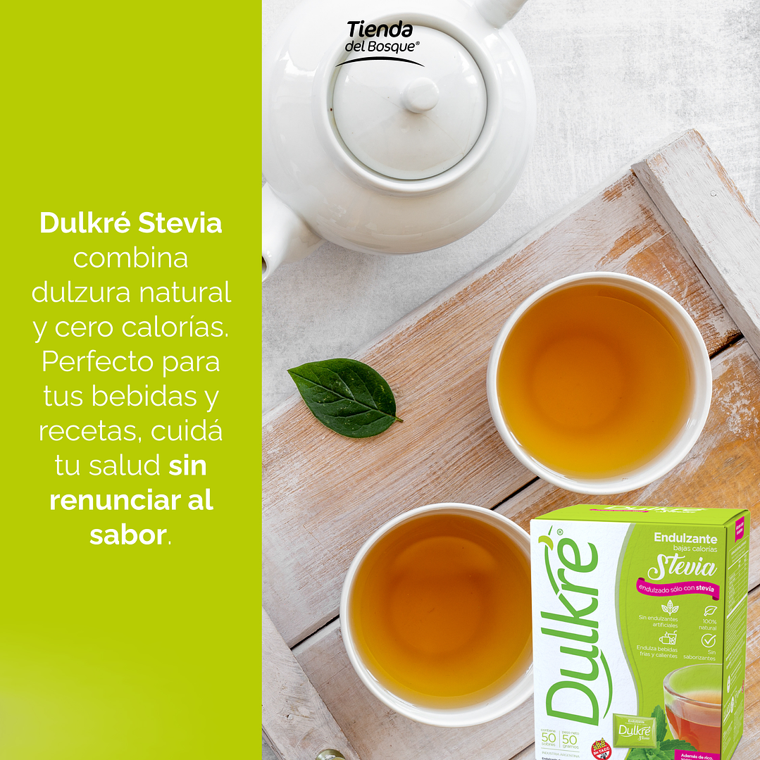 Dulkré Stevia - Sobres - 50 sobres 6