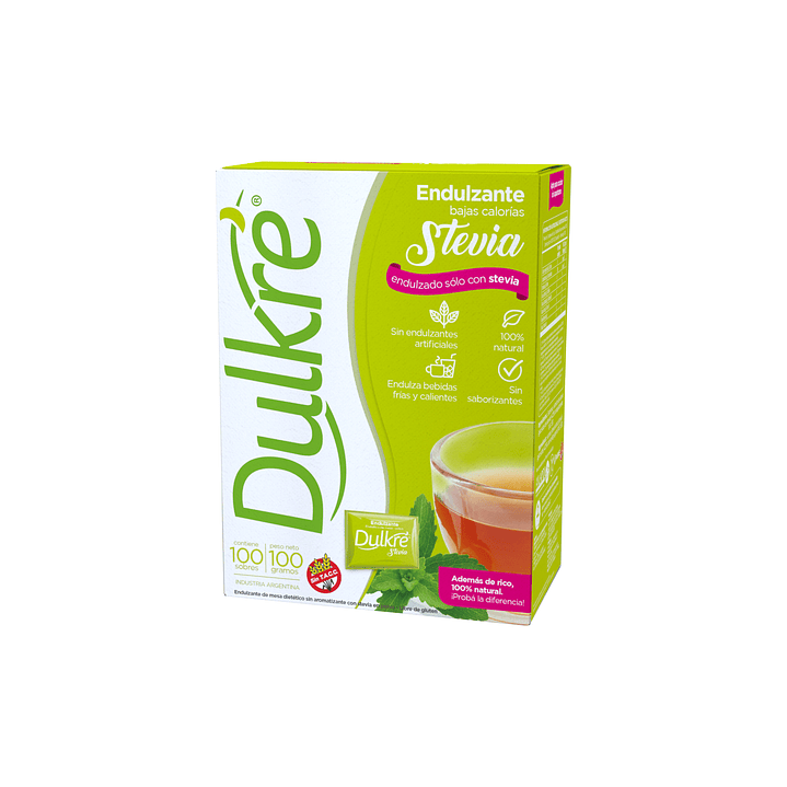 Dulkré Stevia - Sobres - 100 sobres 1