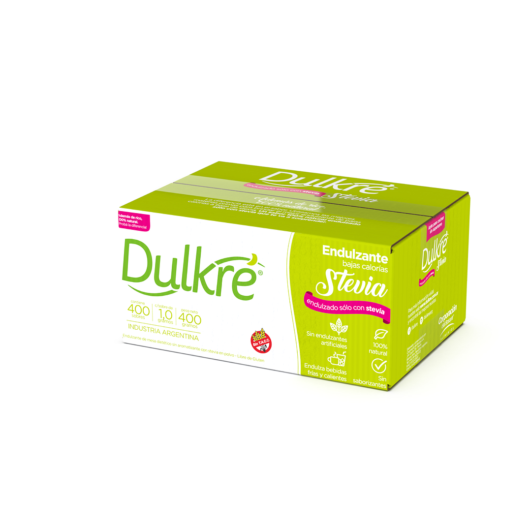 Dulkré Stevia - Sobres - 400 sobres 1