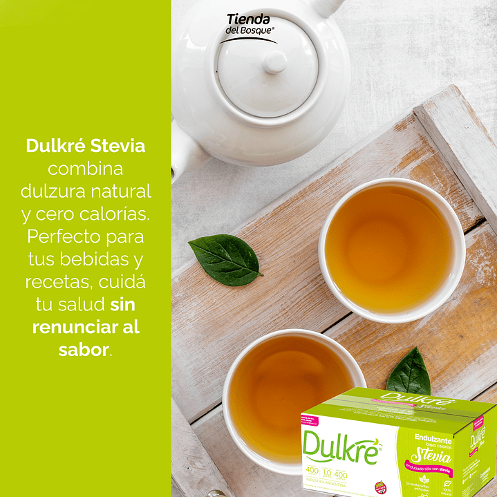 Dulkré Stevia - Sobres - 400 sobres 6