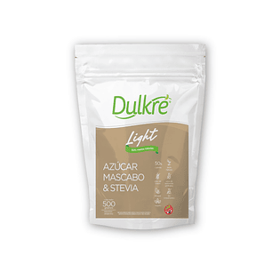 Dulkré Light 500g - Azucar Mascabo + Stevia