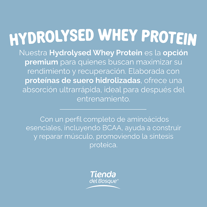 Proteína Aislada e Hidrolizada Whey 1 Kg 3