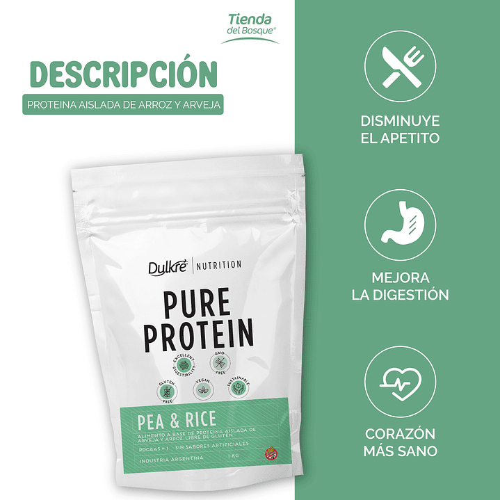 Proteína vegana - Arveja & Arroz 1 Kg 2