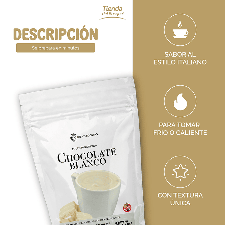 Chocolate Blanco 875g 2