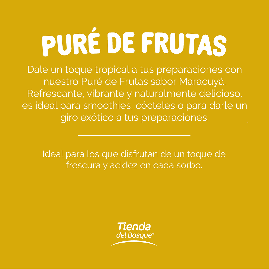 Pure de Maracuyá 1,13 Kg/ 1 Lt 3