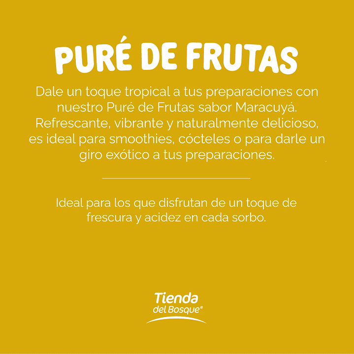 Pure de Maracuyá 1,13 Kg/ 1 Lt 3