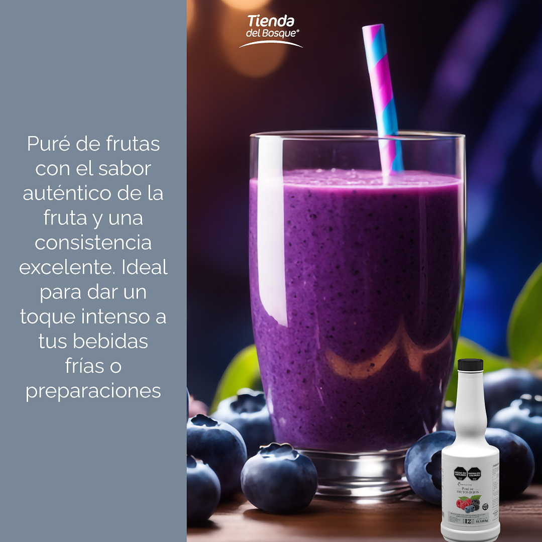 Pure de Frutos del bosque 1,13 Kg/ 1 Lt 5