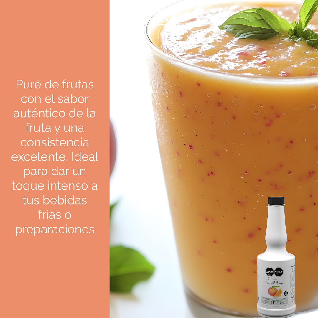 Pure de Durazno y Naranja 1,13 Kg/ 1 Lt 5
