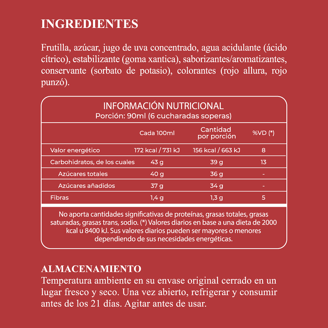 Pure de Frutilla 1,13 Kg/ 1 Lt 4