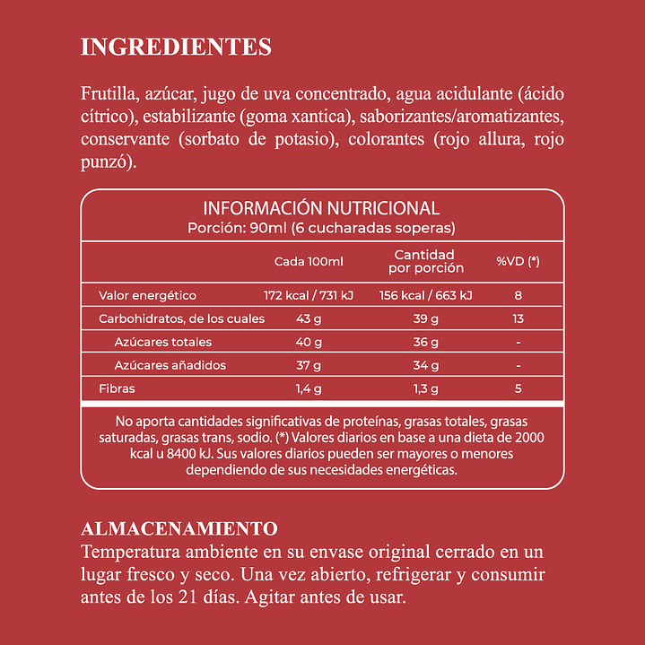 Pure de Frutilla 1,13 Kg/ 1 Lt 4