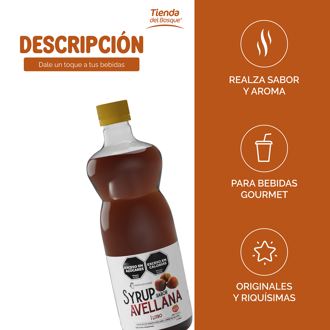 Syrup Avellana 1 Lt 2