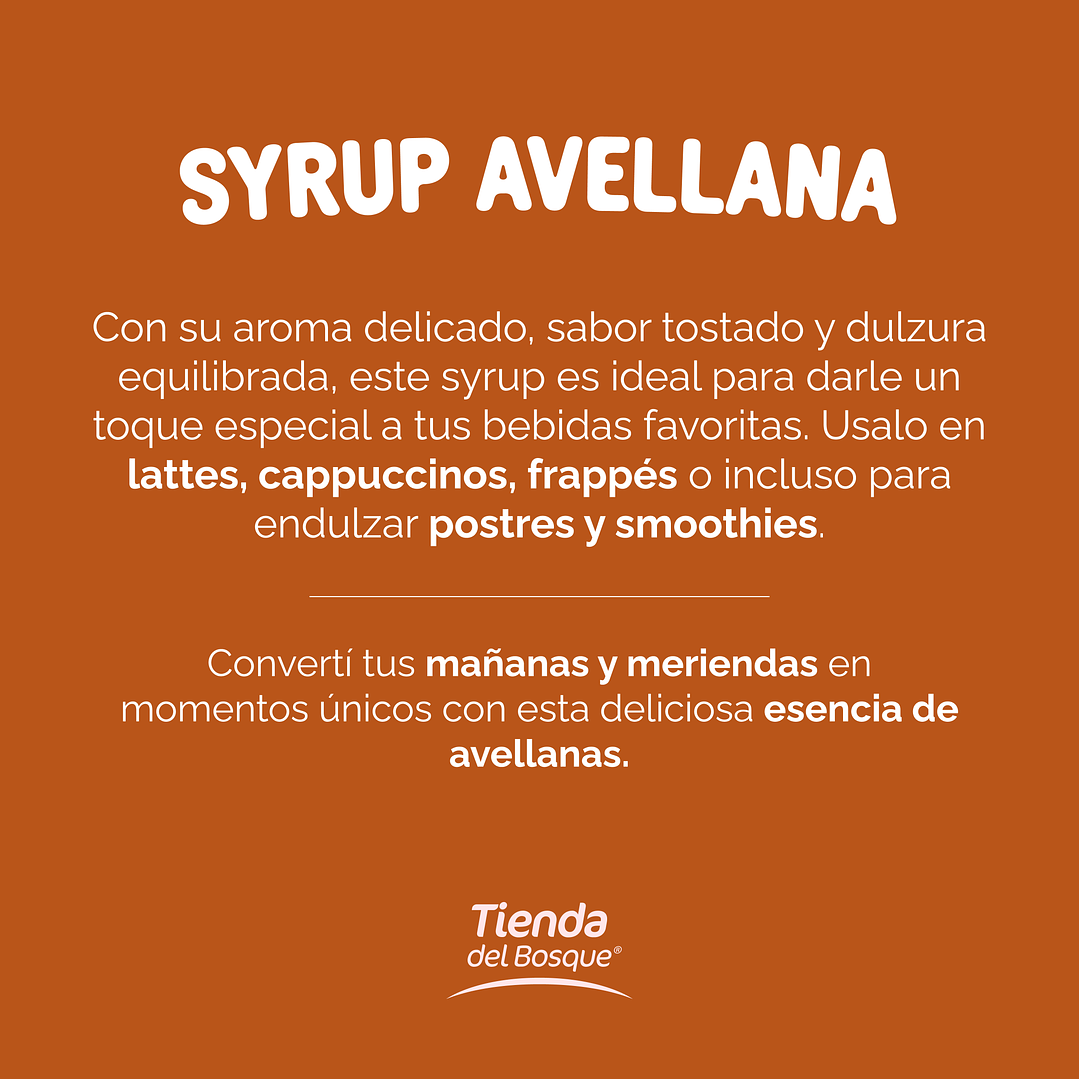 Syrup Avellana 1 Lt 3