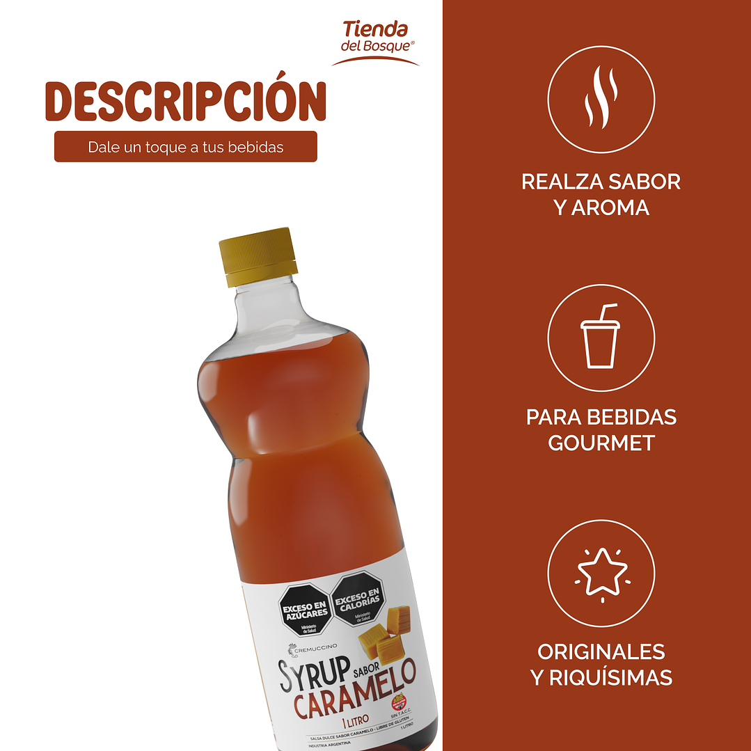 Syrup Caramelo 1 Lt 2