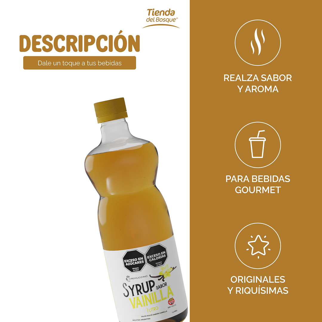 Syrup Vainilla 1 Lt 3
