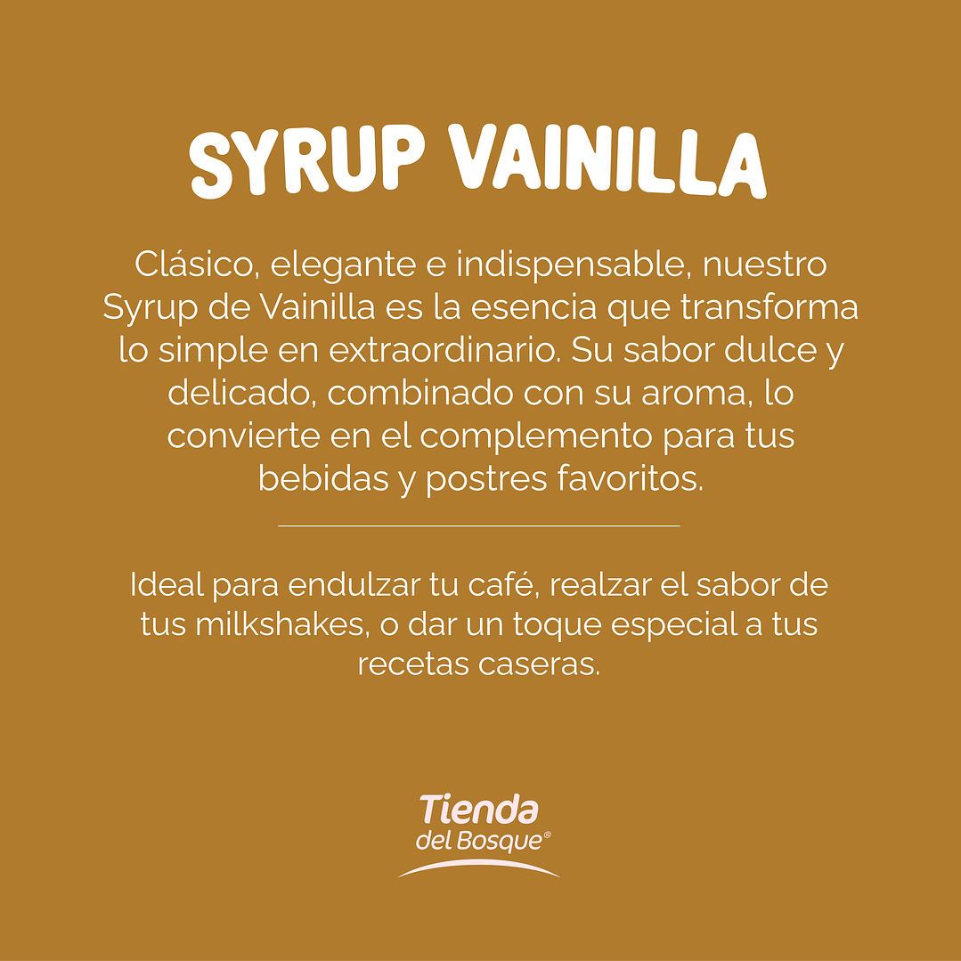 Syrup Vainilla 1 Lt 4