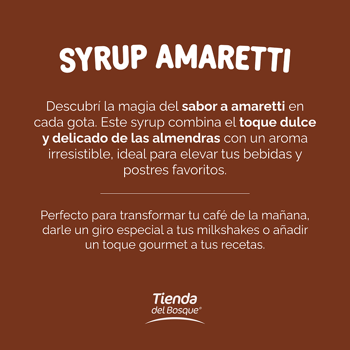 Syrup Amaretti 1 Lt 6