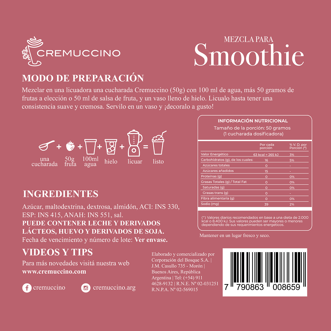 Base para Smoothie 1,25kg 7