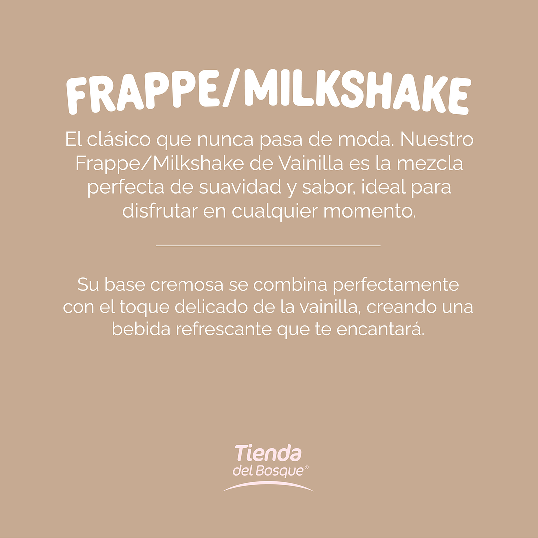 Frappe / Milkshake Vainilla 1,5 kg 5