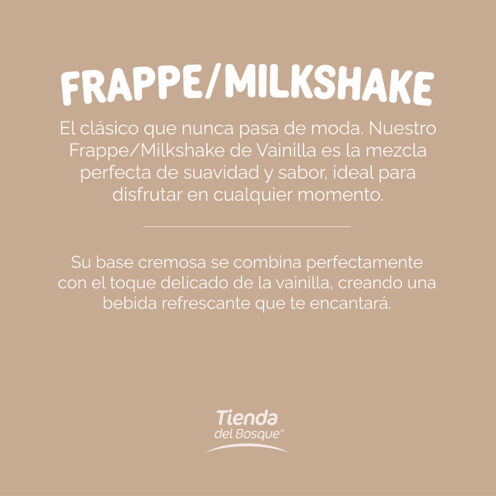 Frappe / Milkshake Vainilla 1,5 kg 5