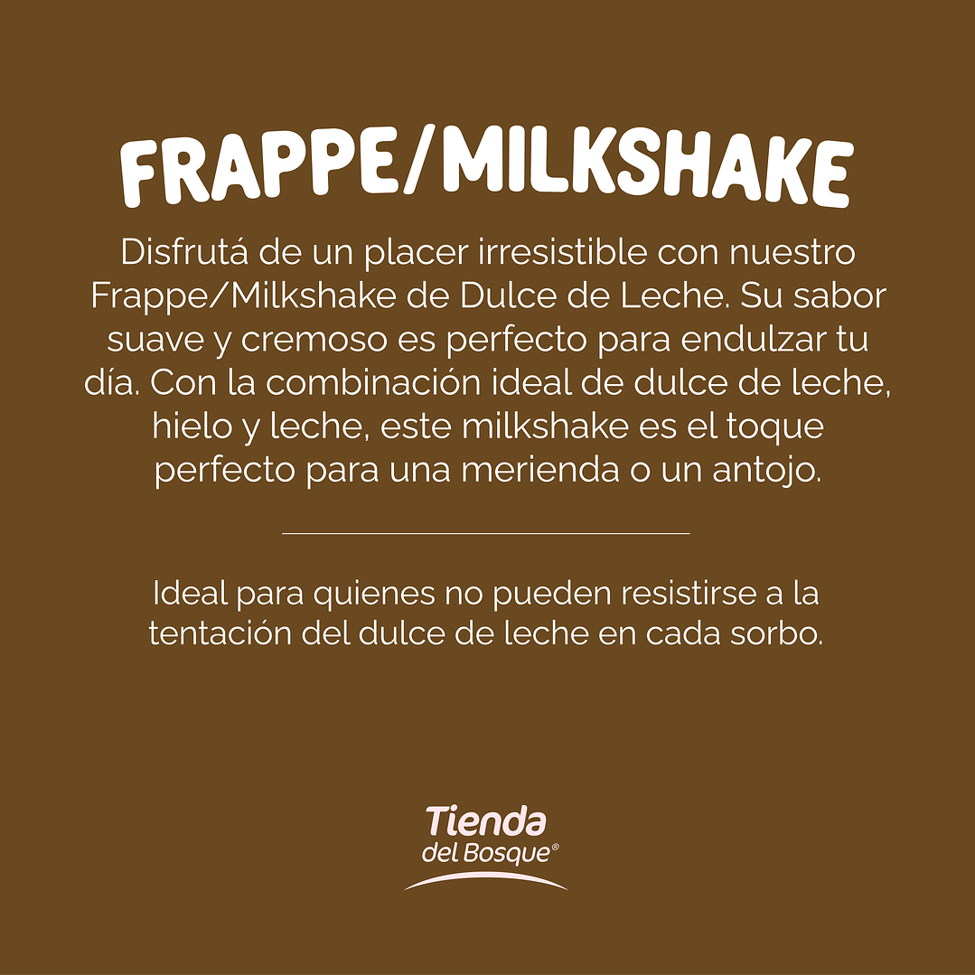 Frappe / Milkshake Dulce de leche 1,5 kg 4