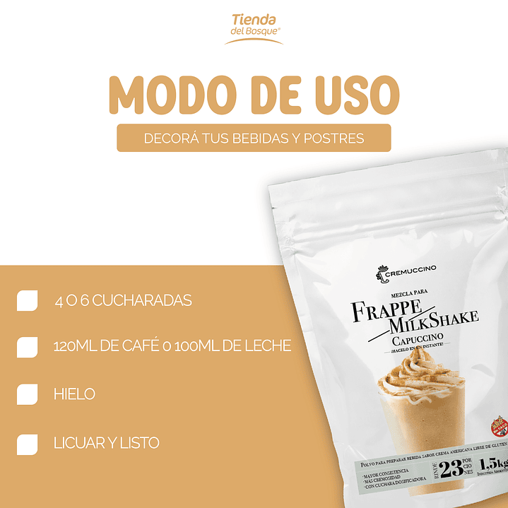 Frappe / Milkshake Capuccino 1,5 kg 3
