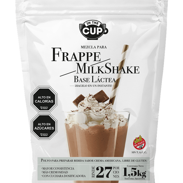 Frappe / Milkshake Base Lactea 1,5 kg 1