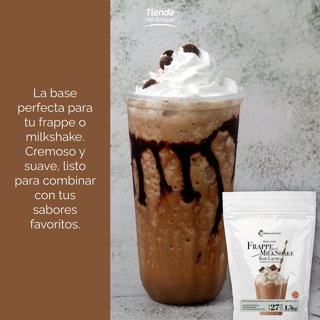 Frappe / Milkshake Base Lactea 1,5 kg 6