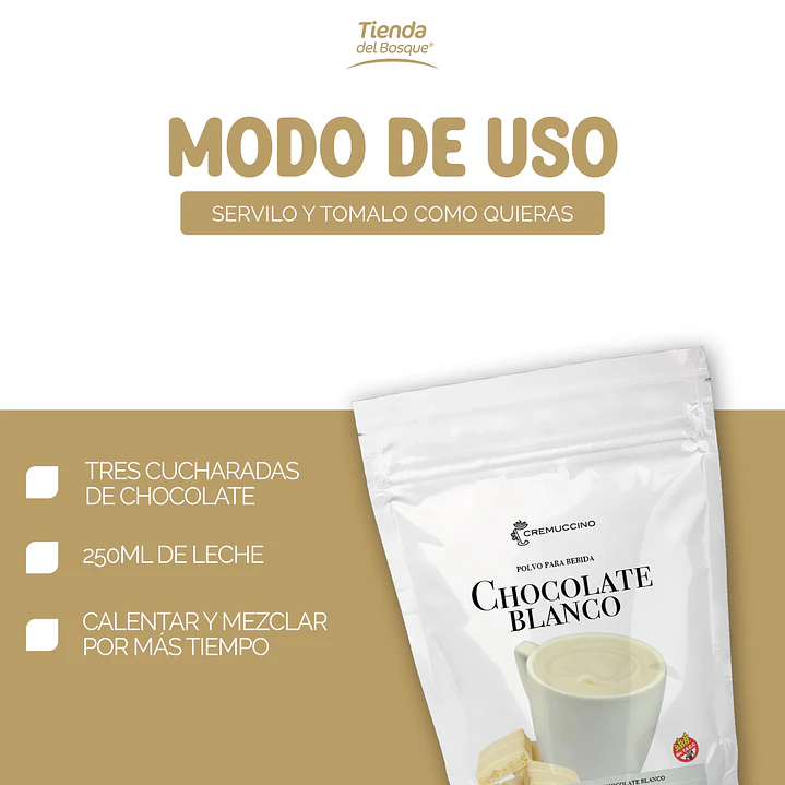 Chocolate Blanco 350g 2