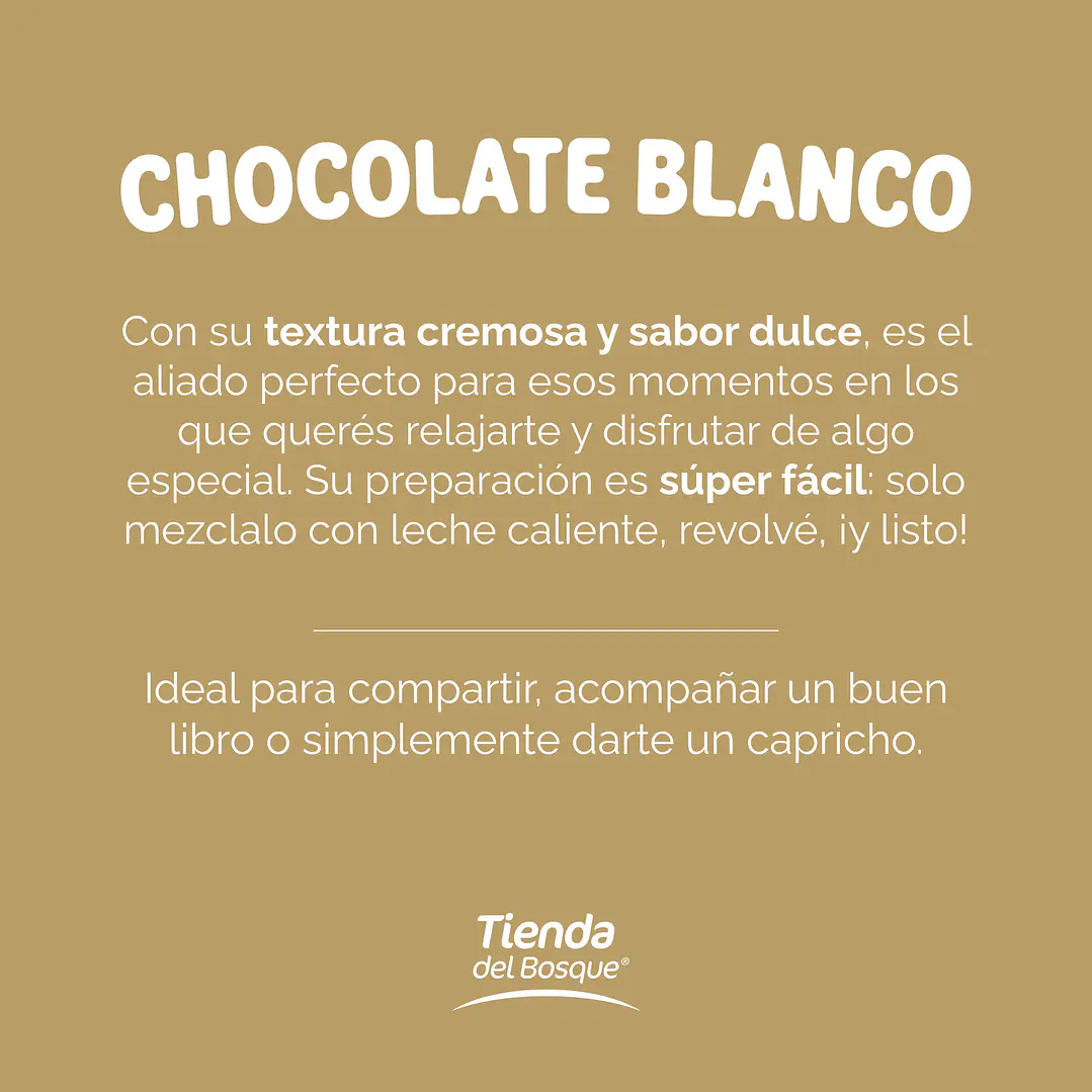 Chocolate Blanco 350g 4