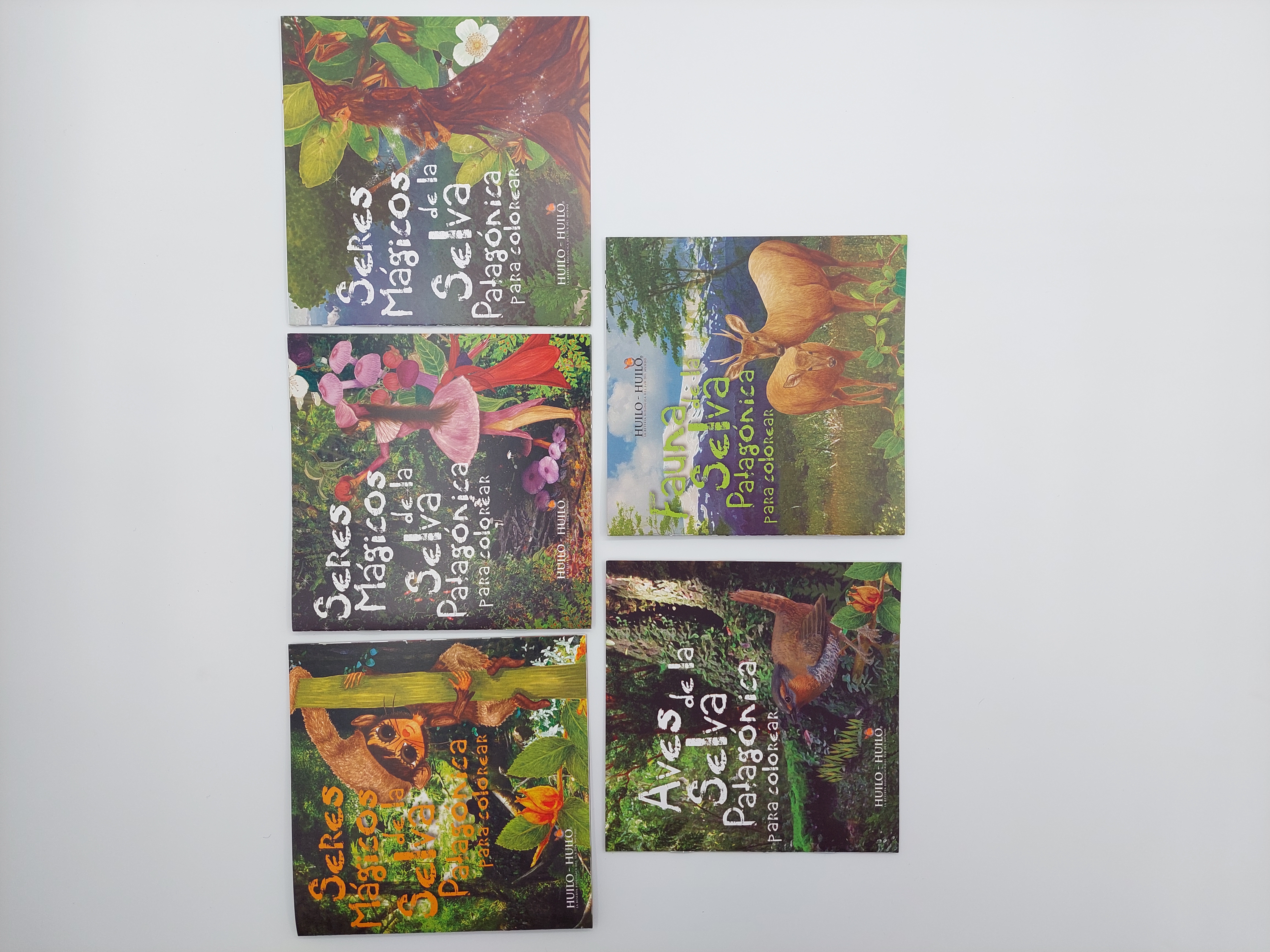 Set De 5 Libros Para Colorear