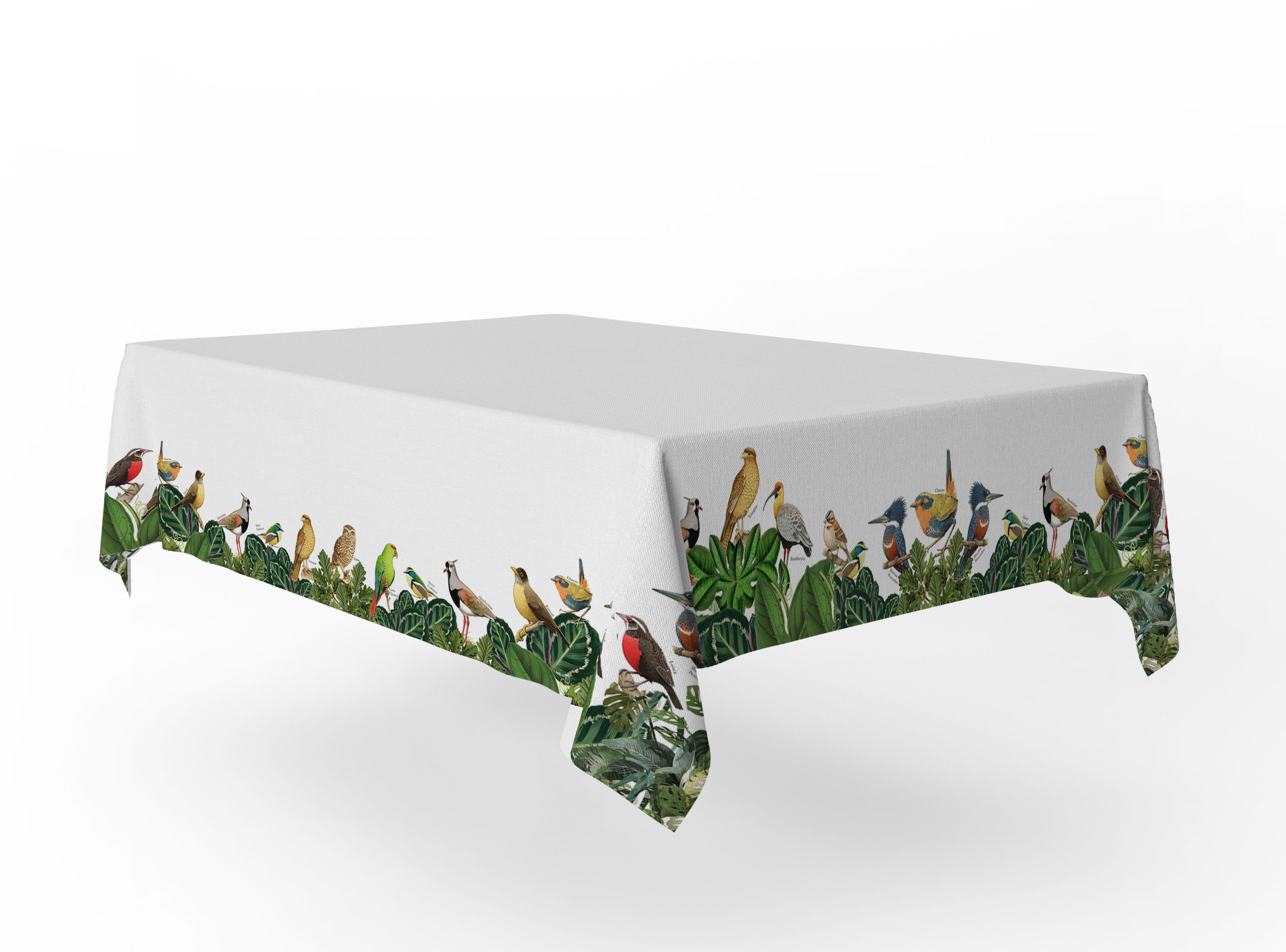 Mantel Antimanchas Pájaros