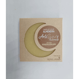 Jabón Artesanal Luna: aroma Verbena/Jengibre