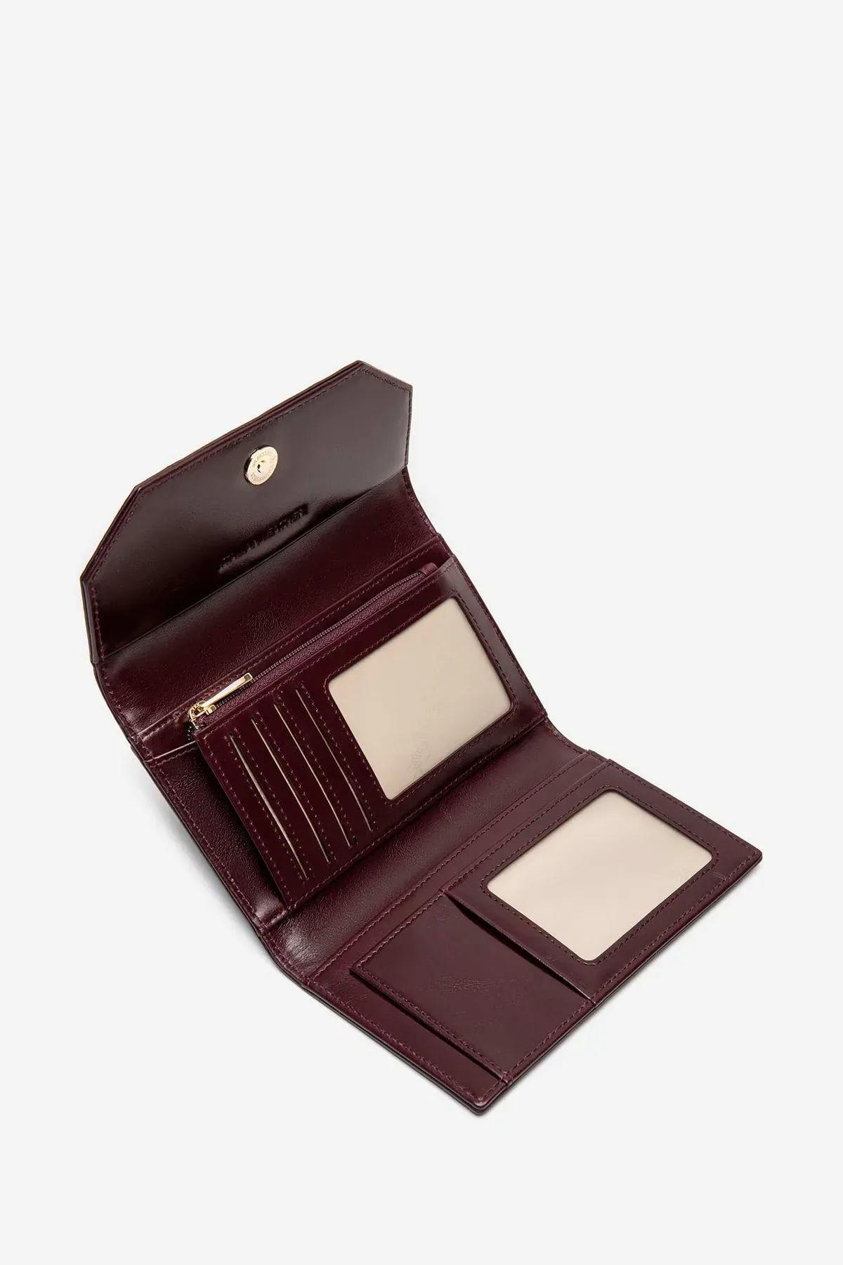 BILLETERA CUERO CROCO GLOW MIDI 3