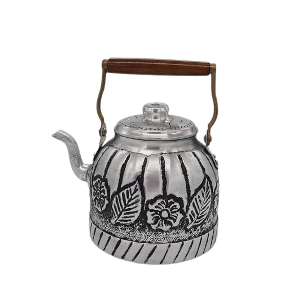 Tetera Flor Tallada De Un Litro 1