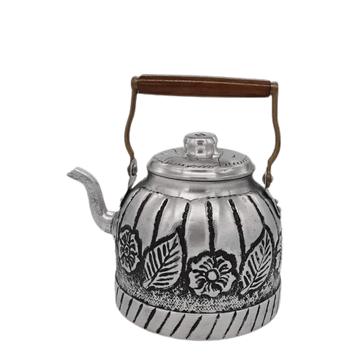 Tetera Flor Tallada De Un Litro 1