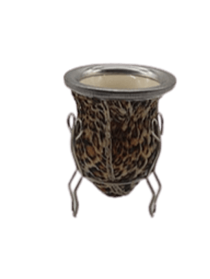 Mate Ceramica Con Pedestal Forrado 